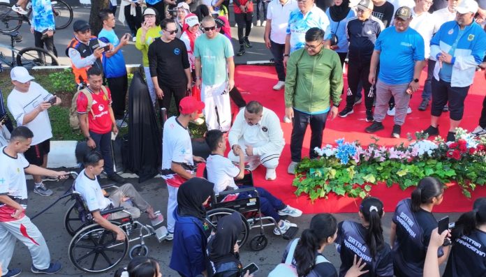 Bupati Bogor Rudy Susmanto ini tidak hanya menjadi ajang olahraga dan rekreasi, tetapi juga menghadirkan berbagai layanan publik, pemberdayaan UMKM, hingga peluncuran transportasi ramah lingkungan.