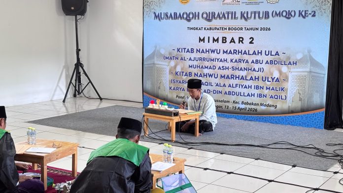 Pelaksanaan Musabaqah Qira’atil Kutub (MQK) ke-2 tingkat Kabupaten Bogor tahun 2026 menuai apresiasi luas dari kalangan santri.